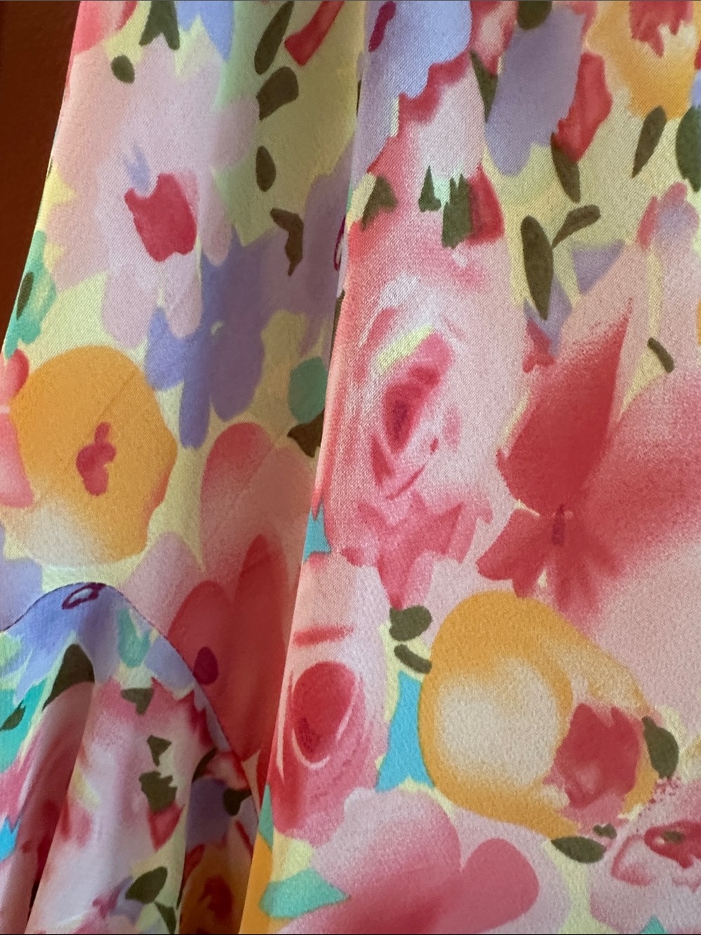Floral A-Line Midi Skirt - Multicolor - Picture 7 of 8